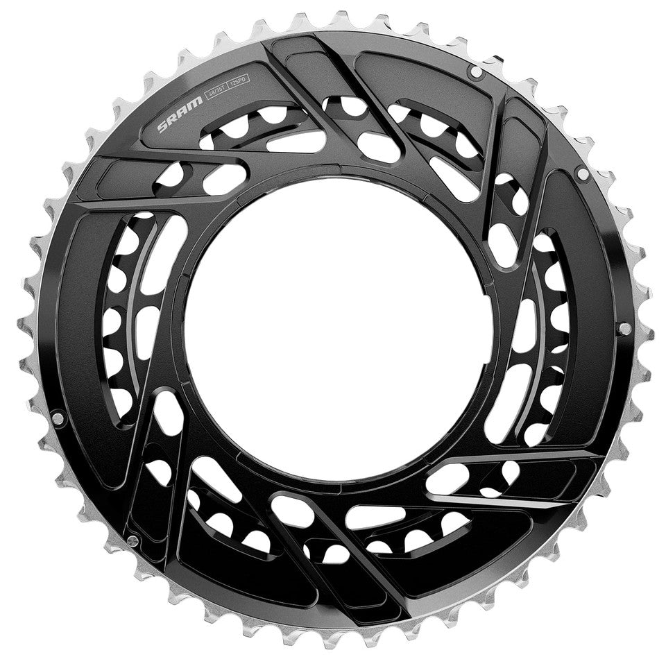 Par 12V-kedjekransar SRAM FORCE E1 AXS Thread Mount för kraftmätare