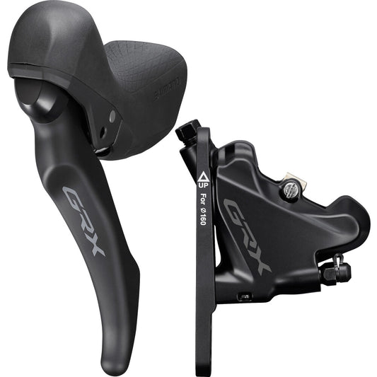 Leva sinistra e pinza anteriore SHIMANO GRX BL-RX600-L + BR-RX400 1x11V Flat Mount
