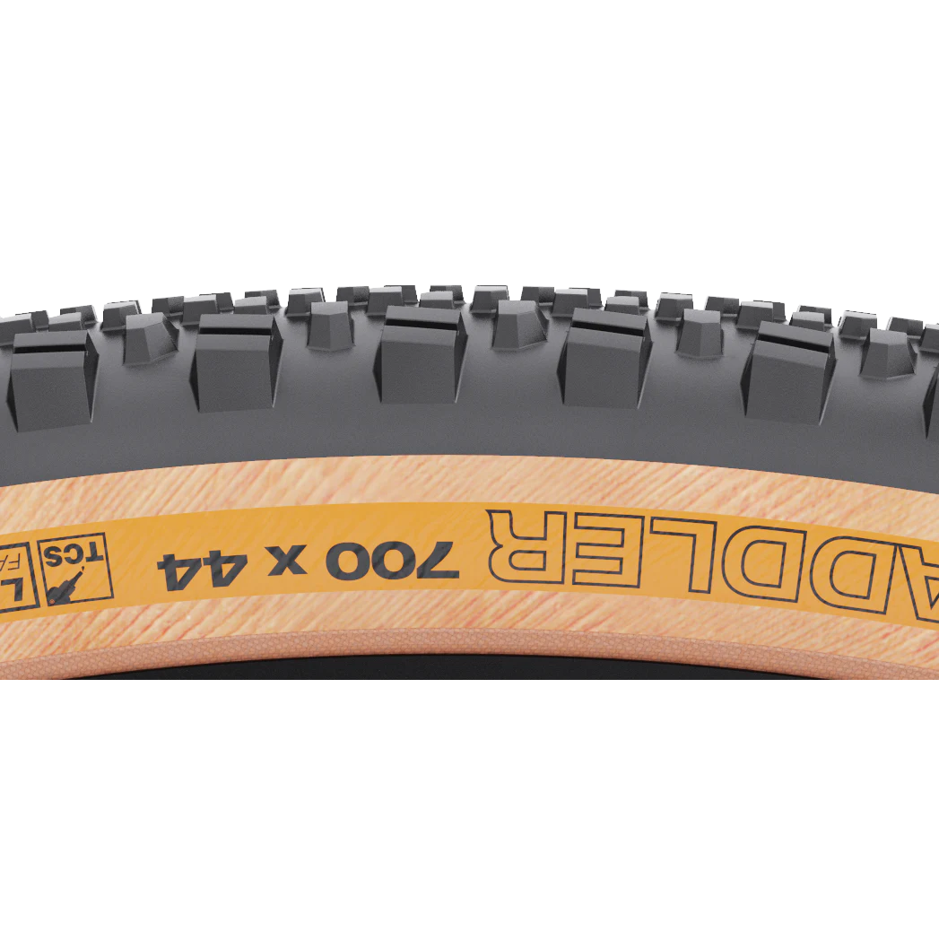 Dæk WTB RADDLER TCS LIGHT FAST ROLLING DUAL DNA SG2 700x44c Tubeless Ready Forstærket Beige