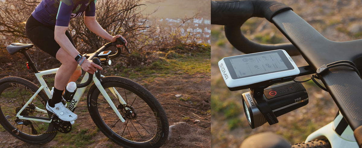 SIGMA AERO BUTLER GPS monté sur guidon aéro
