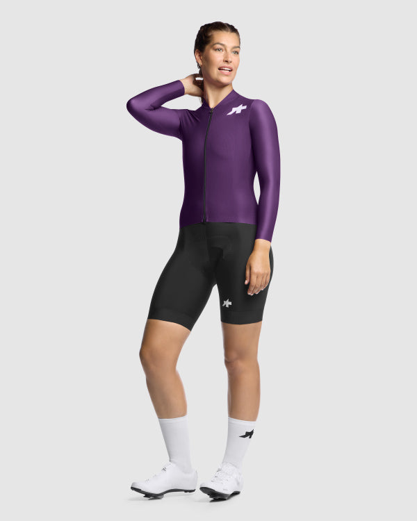 Maglia ASSOS UMA GT S11 EVO Maniche Lunghe Donna Viola