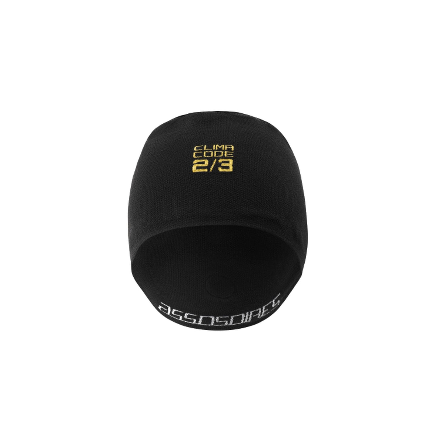 ASSOS SPRING FALL Black Under-Helmet Beanie