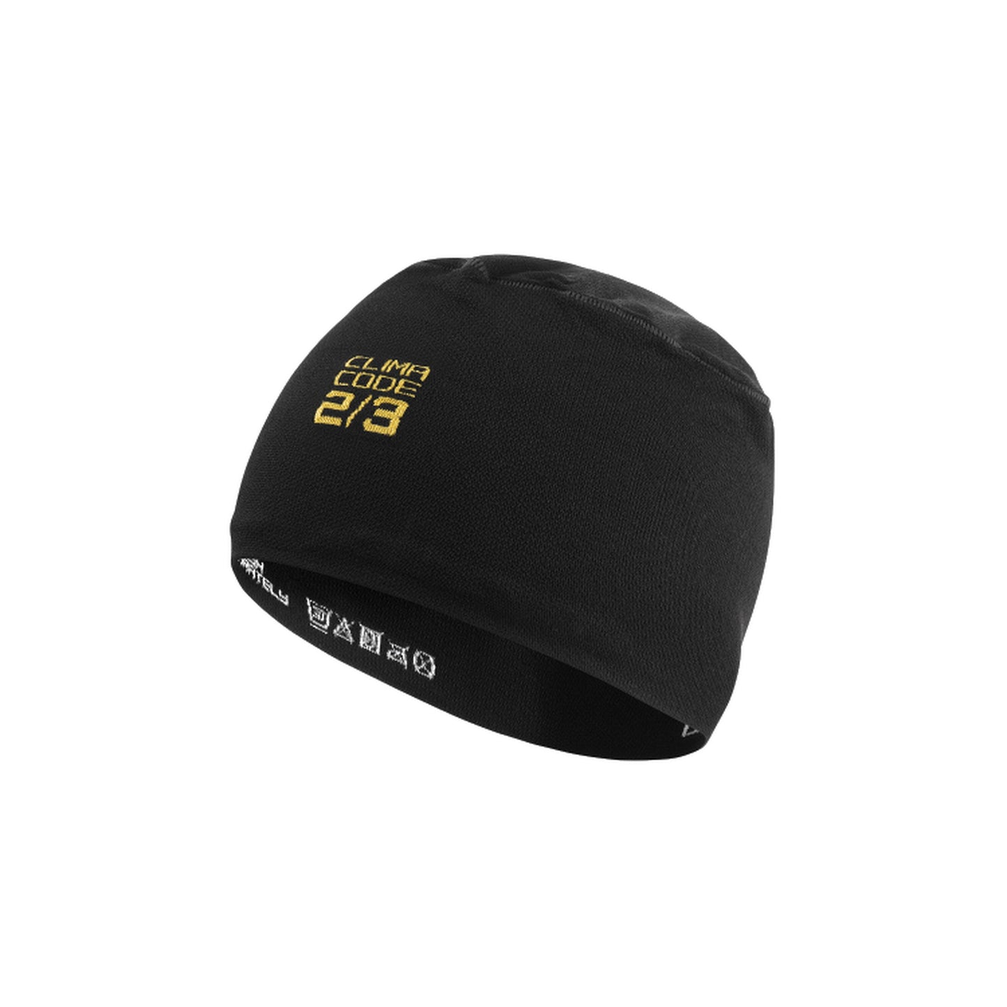 ASSOS SPRING FALL Black Under-Helmet Beanie