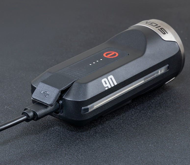 SIGMA AURA 90 – ładowanie przez USB-C
