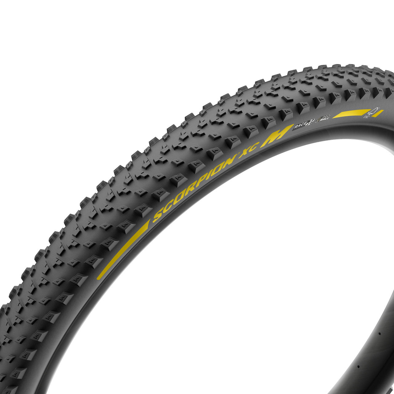 Dæk PIRELLI SCORPION RACE XC M ProWall 29x2.40 Tubeless Ready Souple Sort/Gul Team Edition