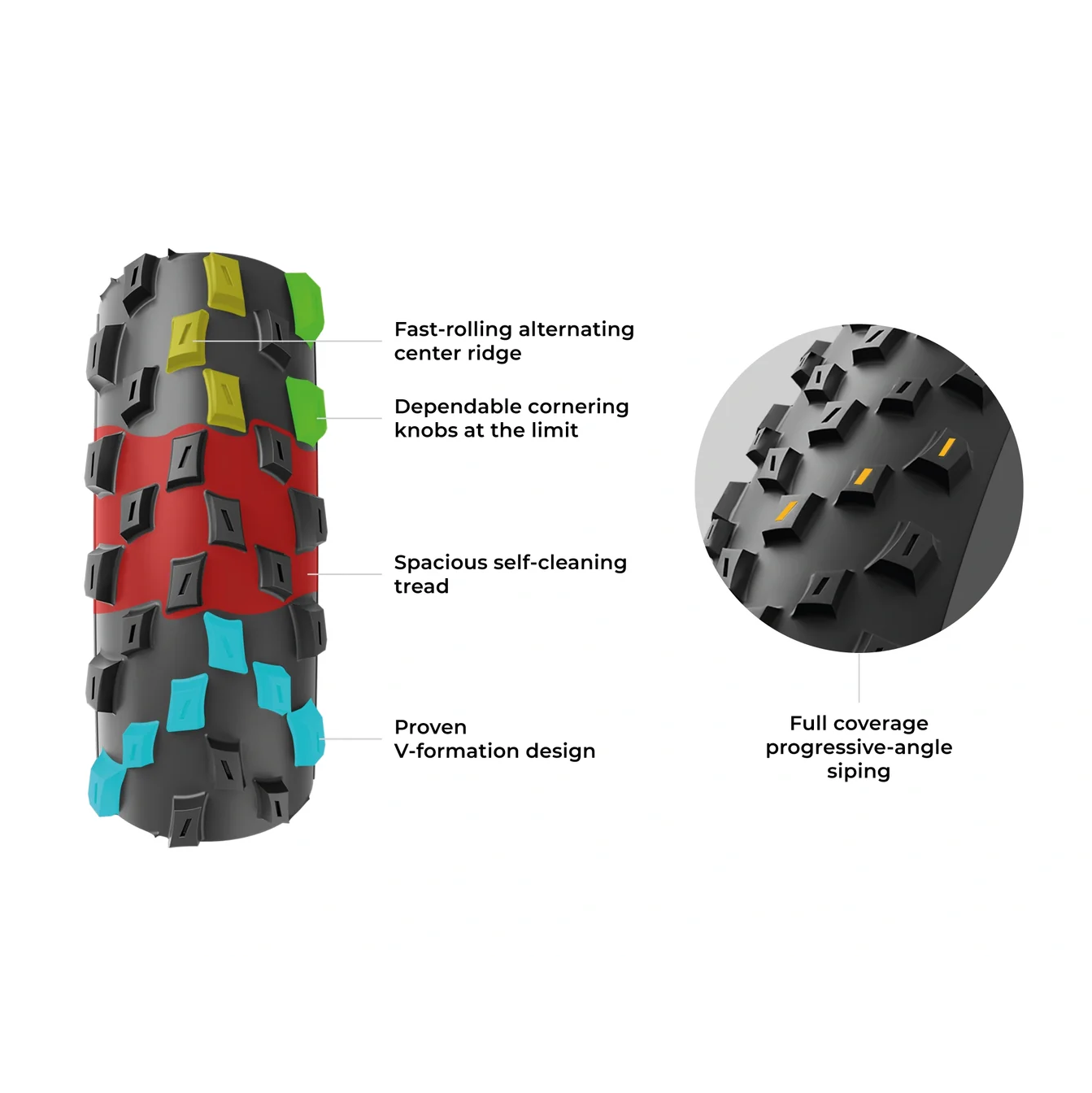 Pneumatico VITTORIA BARZO XC RACE 29x2.4 Graphene/Silica Tubeless Ready Flessibile Nero