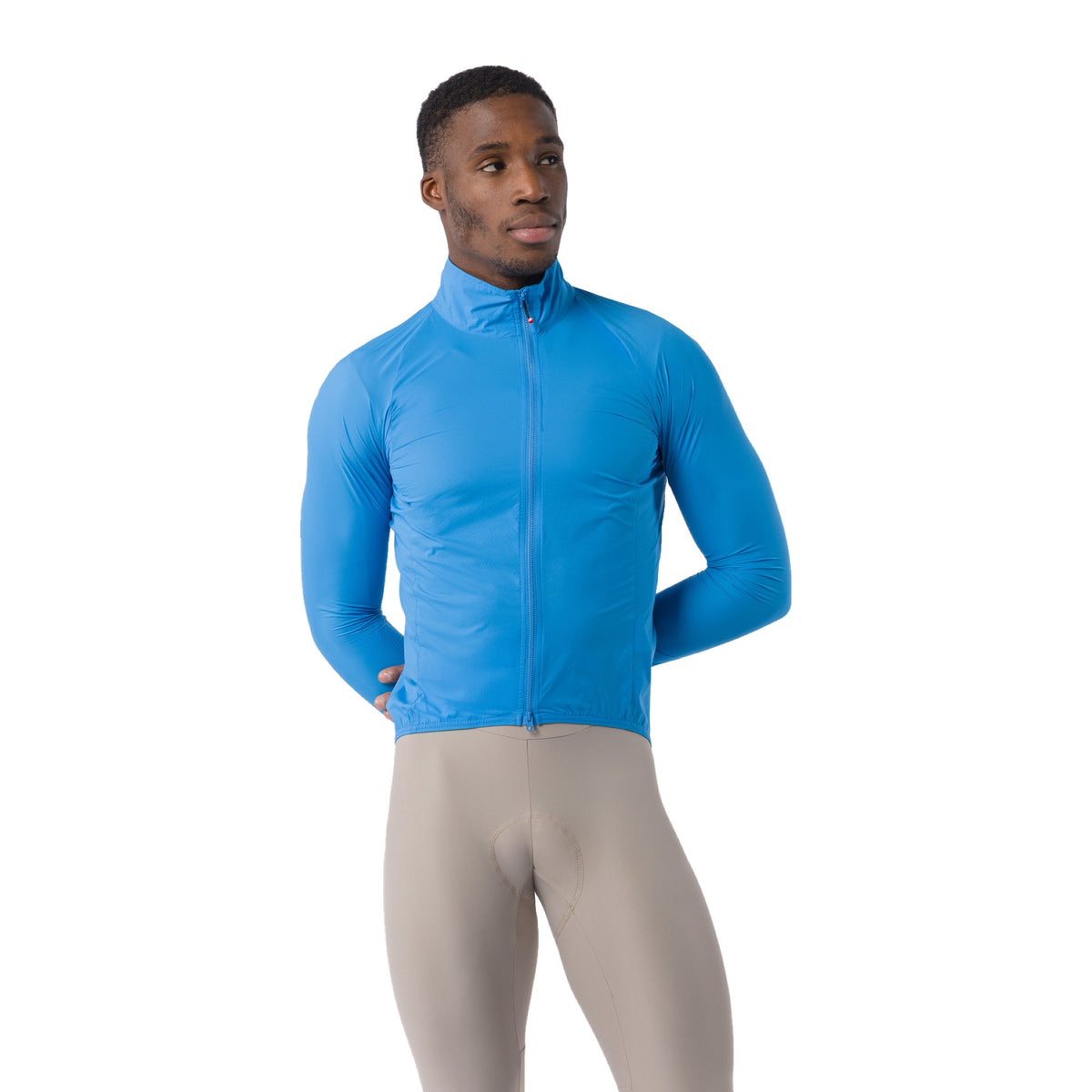 CASTELLI Transition Air zilā jaka – skats no priekšpuses