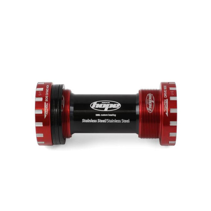 Bundbraket-hus HOPE 68/73 mm Aksel 24 mm Rød