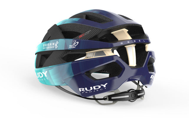Casque Route RUDY PROJECT REBEL TEAM BAHRAIN VICTORIOUS Turquoise