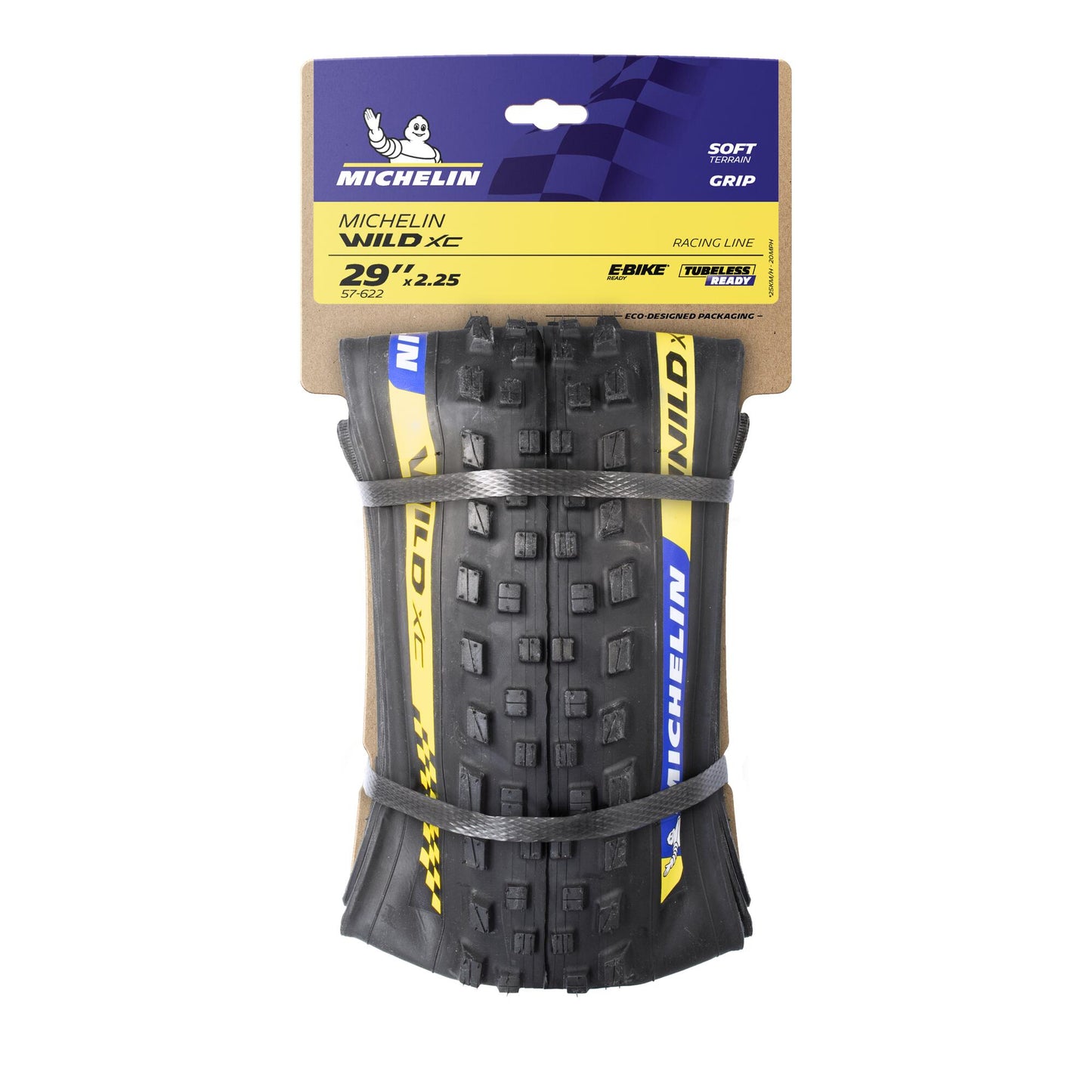 Dæk MICHELIN WILD XC Racing Line 29x2.25 Tubeless Ready Souple