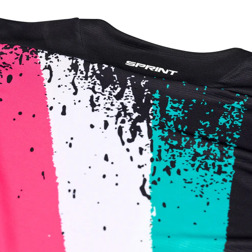 Trikot TROY LEE DESIGNS SPRINT FULL PULL Langarm Schwarz