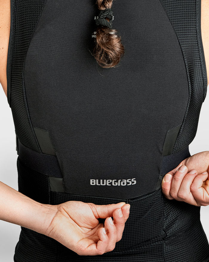 Gilet di Protezione BLUEGRASS ARTO Senza Maniche Nero