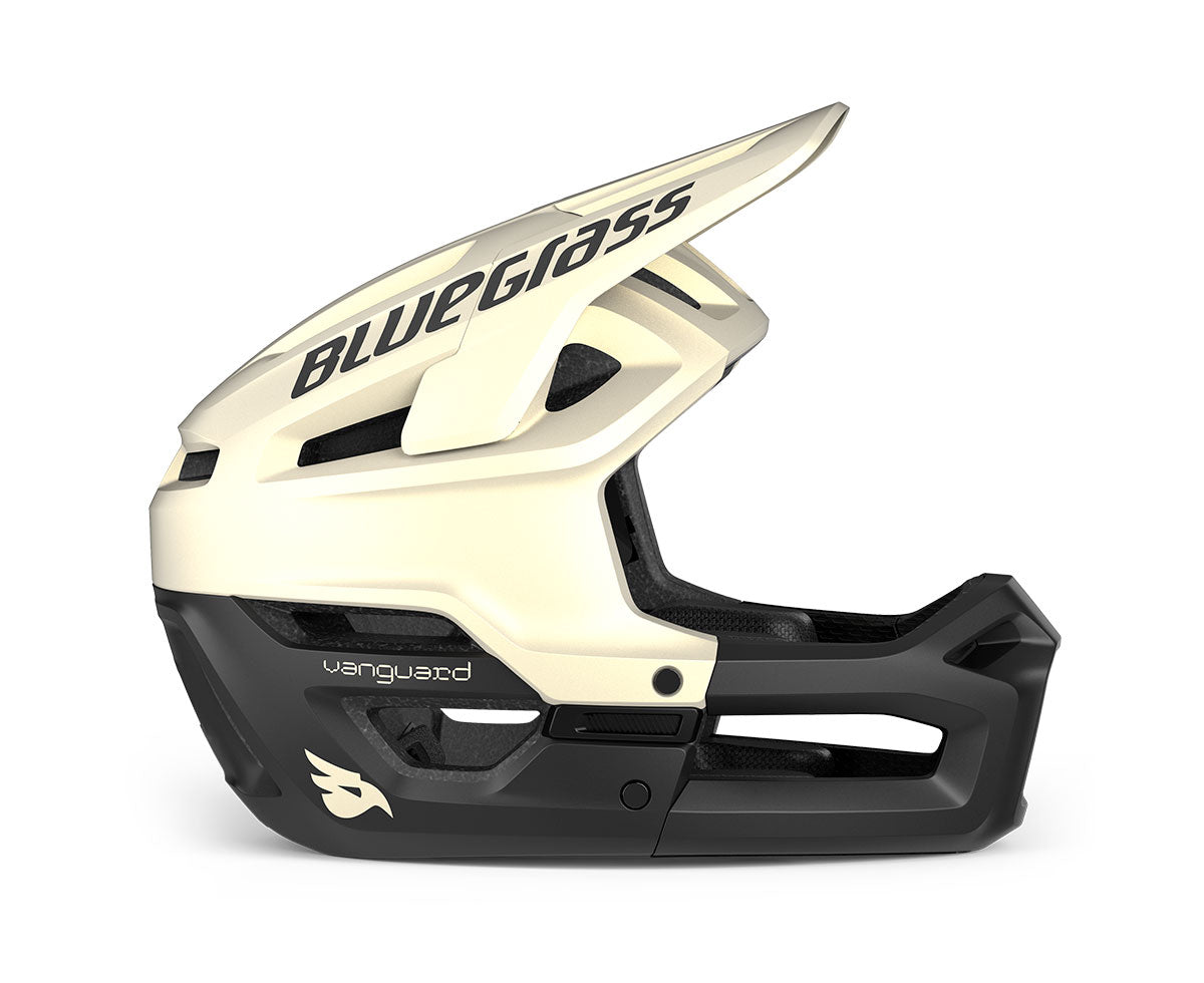 MTB-hjälm BLUEGRASS VANGUARD CORE MIPS matt vit/svart