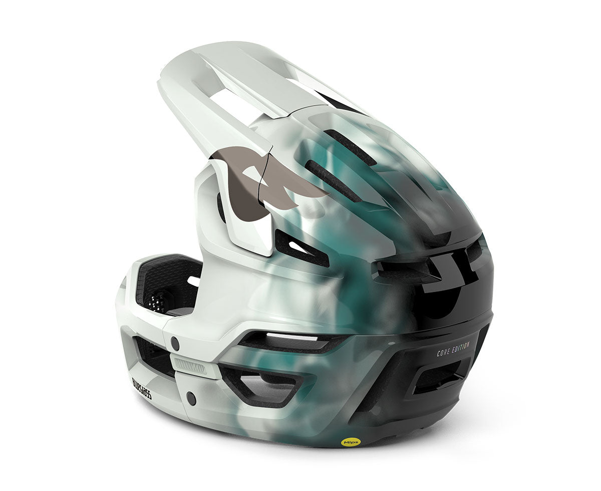 MTB helma BLUEGRASS VANGUARD CORE MIPS bílá/modrá