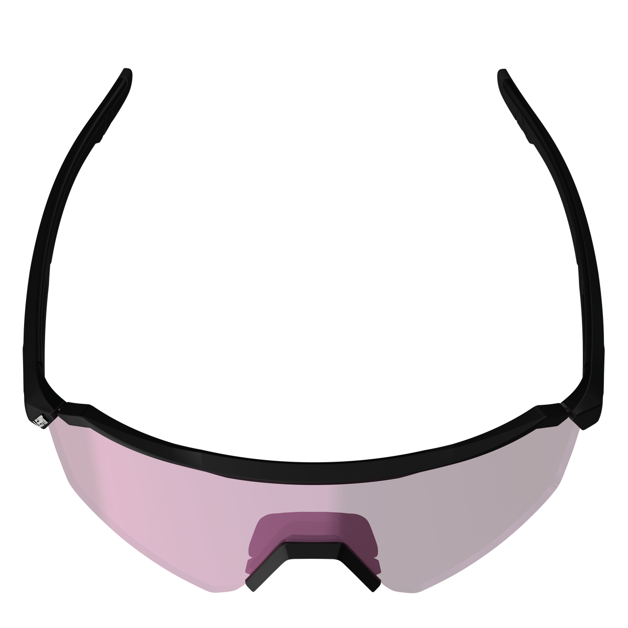 LEATT RIDEVIZ LITE LARGE Satiini Musta Linssi Iriz Crystal Violetti