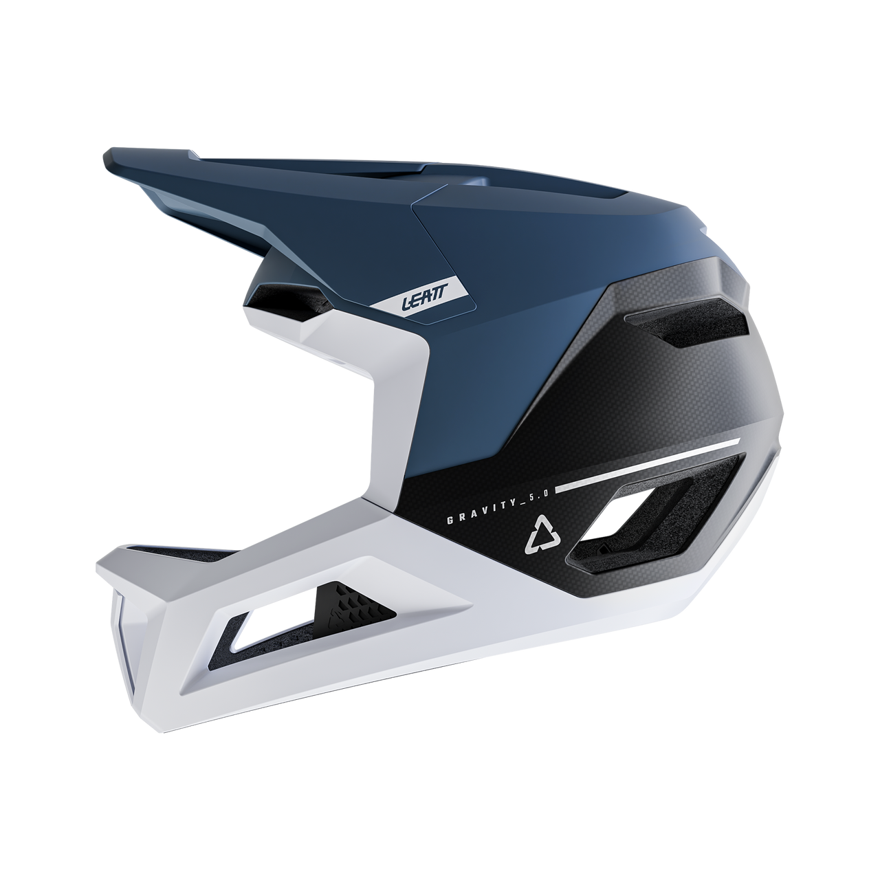 LEATT MTB GRAVITY 5.0 MTB Helmet Blue/White