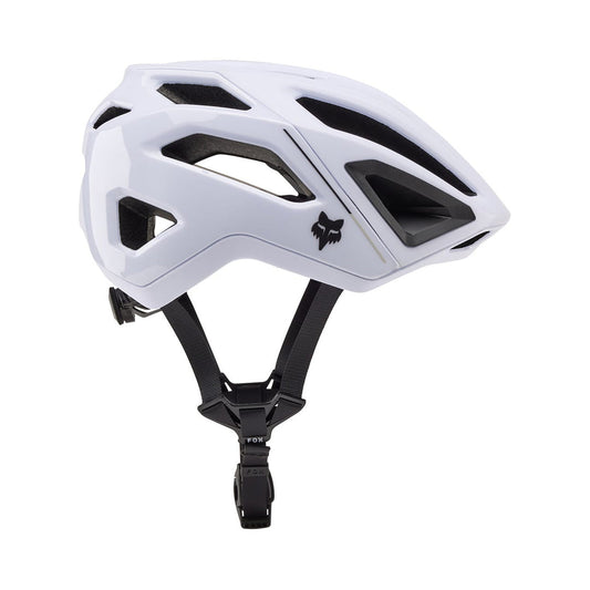 MTB/gravel přilba FOX CROSSFRAME PRO MIPS SOLIDS bílá — pohled na produkt