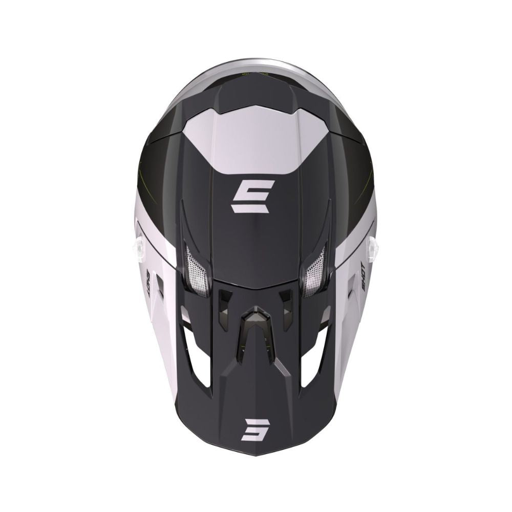 BMX-hjelm SHOT CORE Fast sort perlemorsfarvet