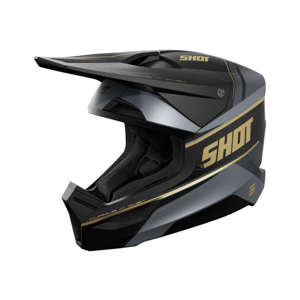 BMX-hjelm SHOT FURIOUS Dust Gold Mat
