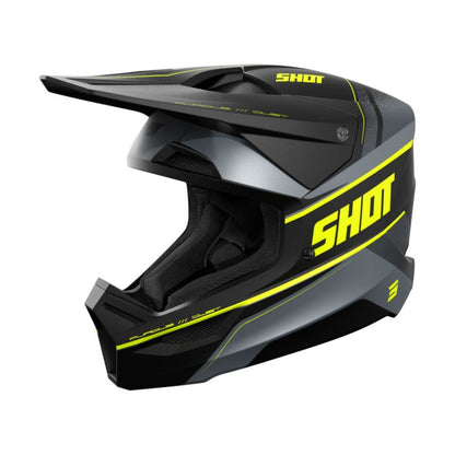 Κράνος BMX SHOT FURIOUS Dust Neon Yellow Ματ