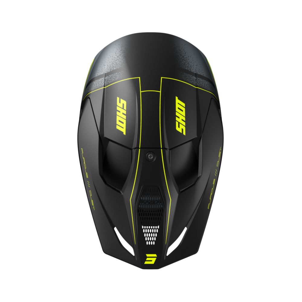 BMX-hjelm SHOT FURIOUS Dust neongul mat