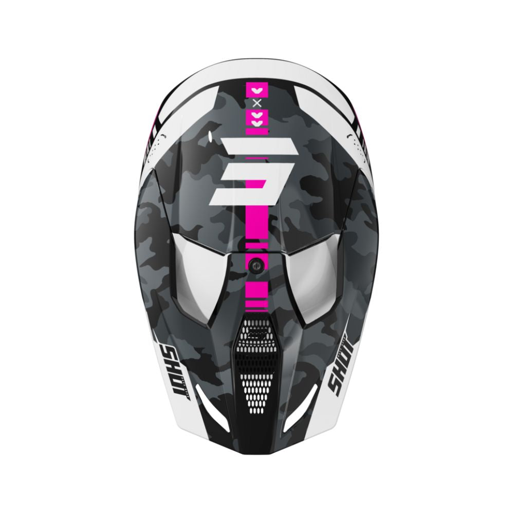 BMX-hjelm SHOT FURIOUS Junior Flash Pink Glossy
