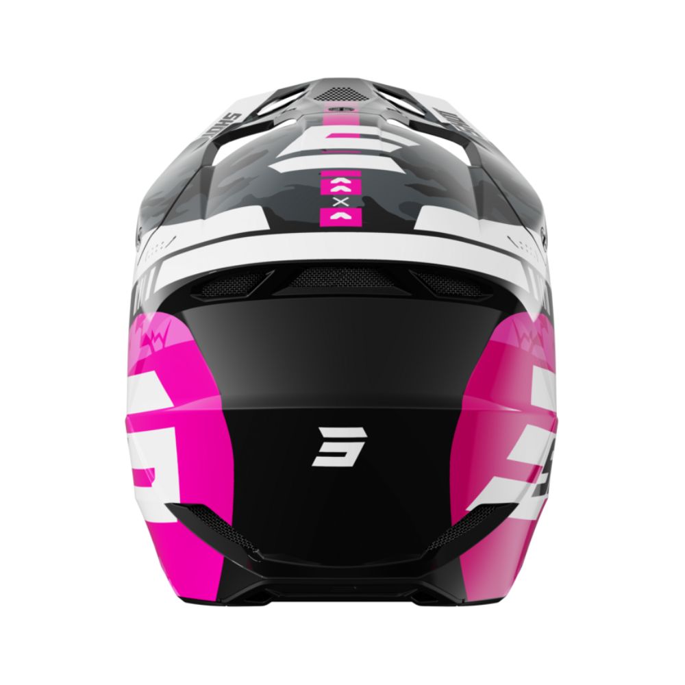 BMX-hjelm SHOT FURIOUS Junior Flash Pink Glossy