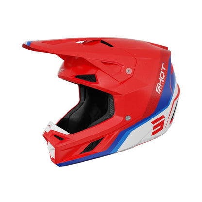 Capacete BMX SHOT SPEED Atomic Vermelho Perolado