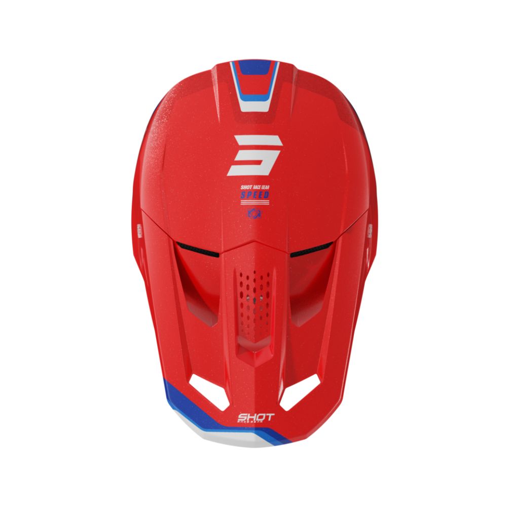 BMX-hjelm SHOT SPEED Atomic Red Pearly