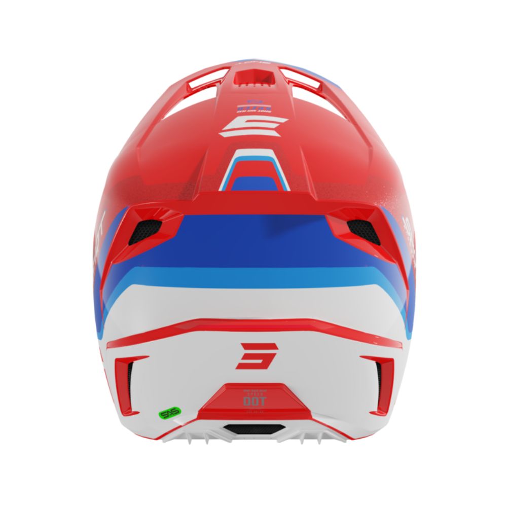 BMX-hjelm SHOT SPEED Atomic Red Pearly