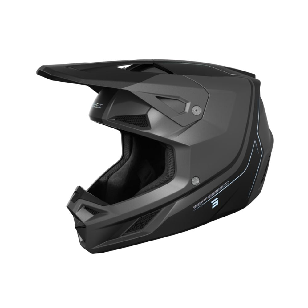 BMX-hjelm SHOT SPEED Fury Grey Mat
