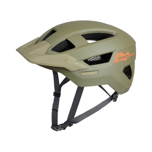 ENDURA HUMMVEE Junior mountain bike helmet, green — product view