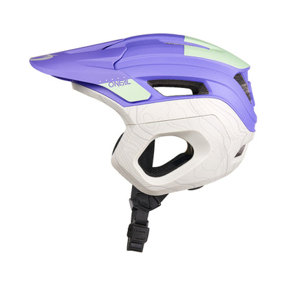 O'NEAL TRAPPER EVO TOPO mountain bike helmet, purple — product view