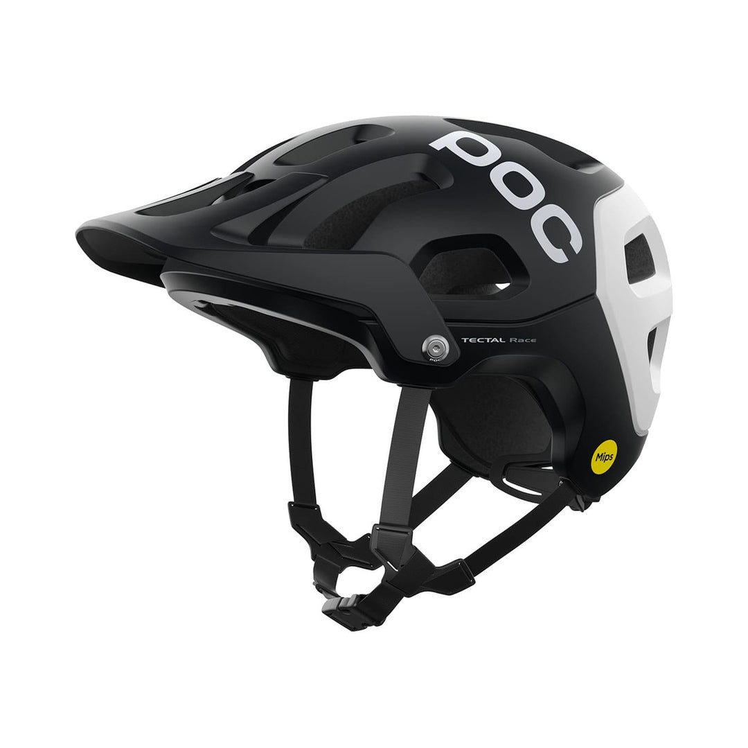 POC TECTAL RACE MIPS MTB-hjelm i sort/hvid — produktvisning