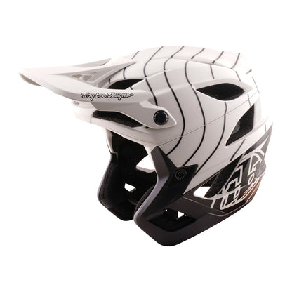 Capacete de BTT TROY LEE DESIGNS STAGE STUNT AIRWAVES PUMICE MIPS branco/preto — vista adicional 5