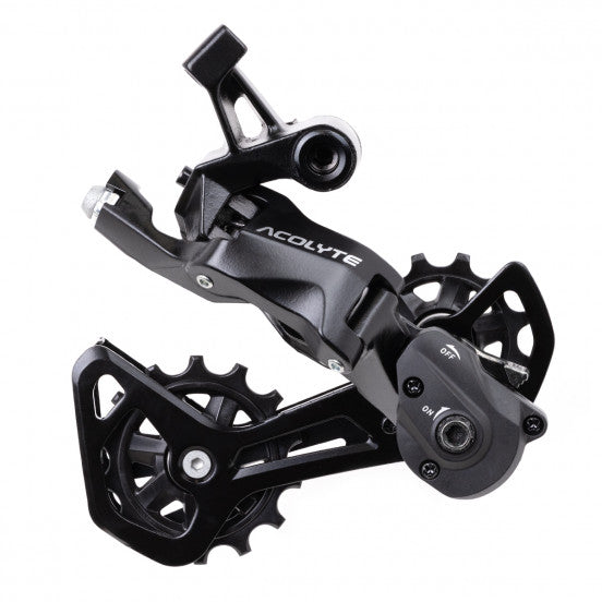 Deragliatore Posteriore MICROSHIFT ACOLYTE V2 RD-M5185M-B 8V Gabbia Media Springlock