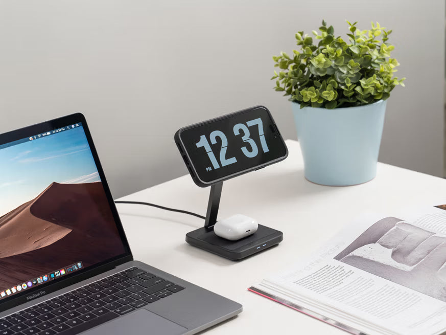 Double Chargeur à induction de bureau QUADLOCK MAG
