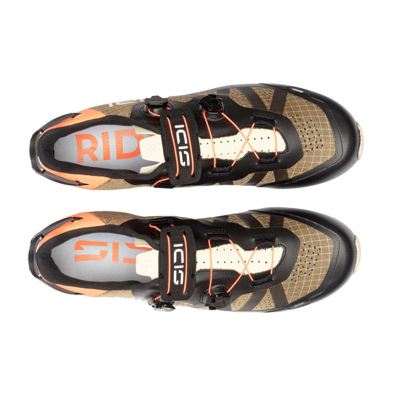 MTB XC/Gravel-sko SIDI AERON Brun/Sort/Orange