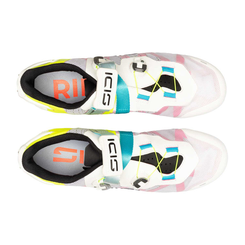 Rennradschuhe SIDI WIRE 3 Weiß/Gelb