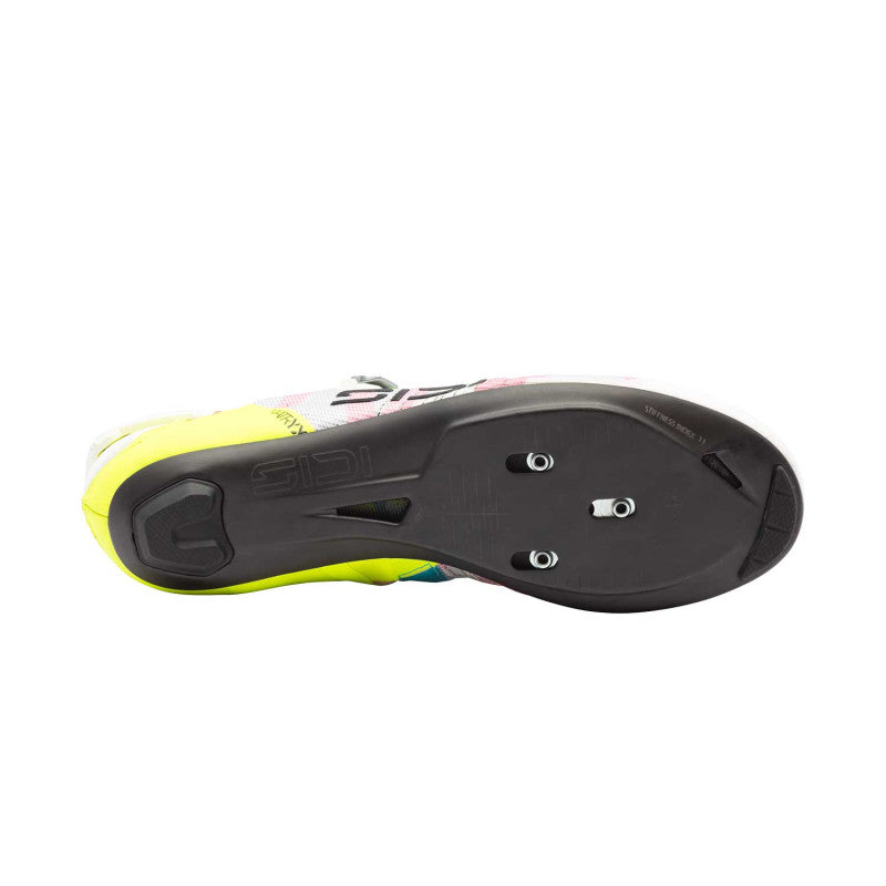 Rennradschuhe SIDI WIRE 3 Weiß/Gelb