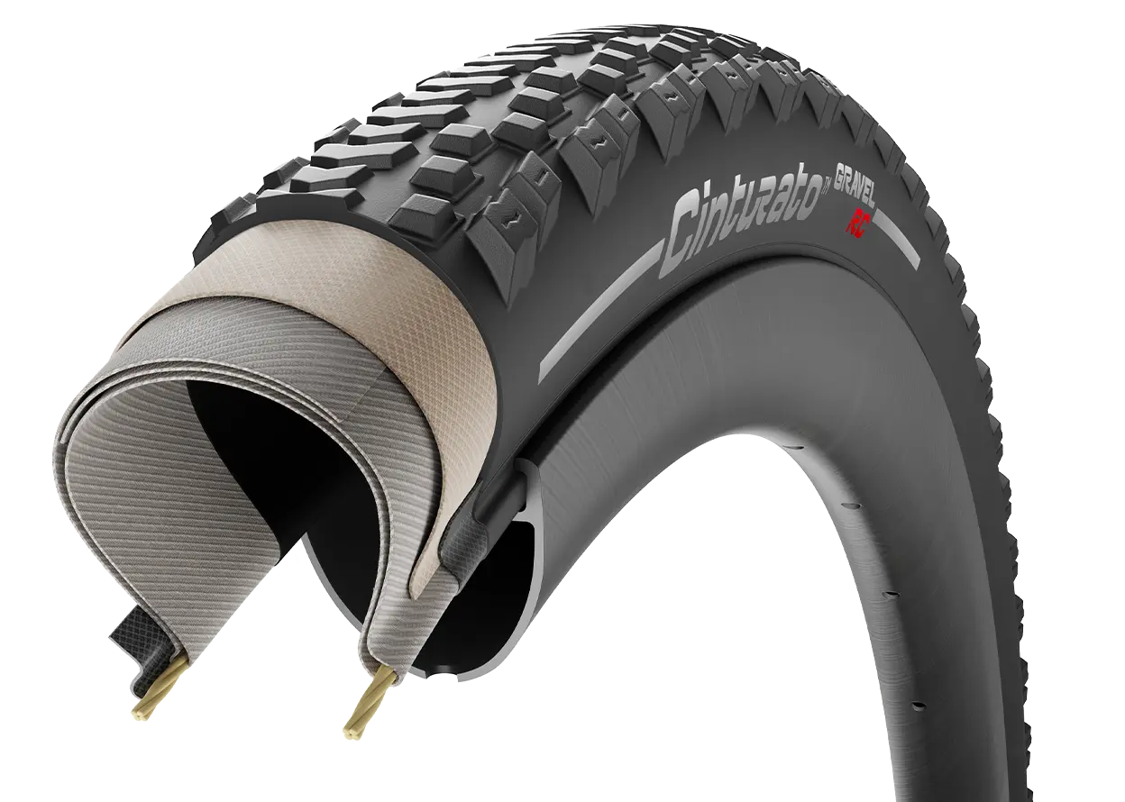 Dæk PIRELLI CINTURATO GRAVEL RC 700x35c Tubeless Ready Sort