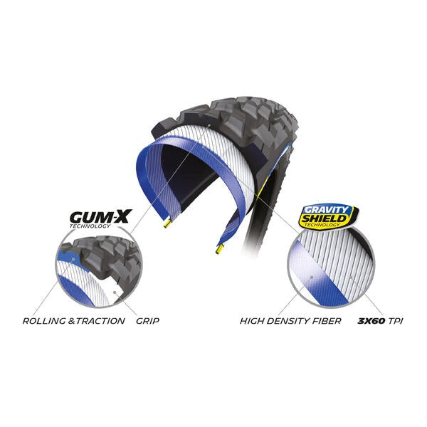 Dæk MICHELIN FORCE AM2 Competition Line 29x2.40 Tubeless Ready Souple