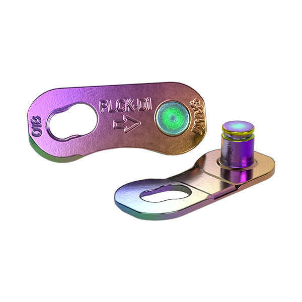 SRAM POWERLOCK AXS FLATTOP 12-Speed Quick Links (x4) Rainbow