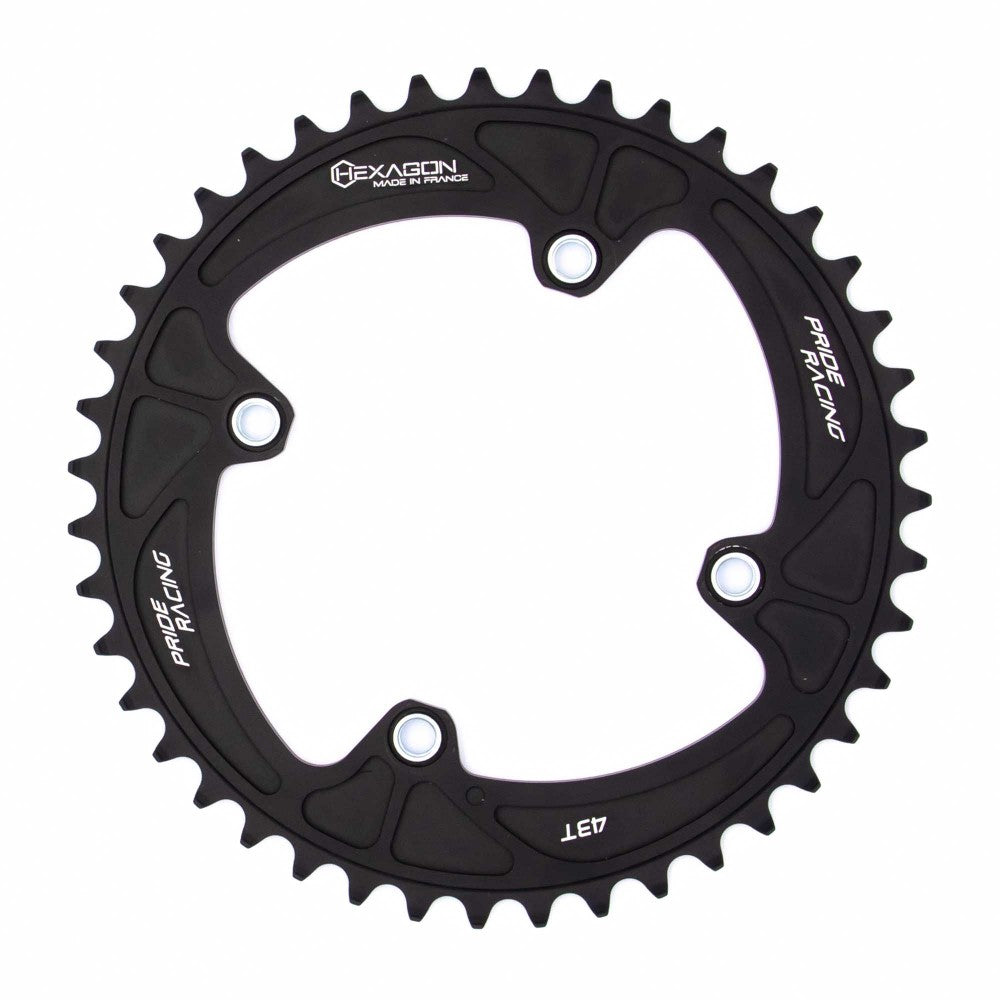 Korona PRIDE HEXAGON 4 Śruby Gwintowane Black