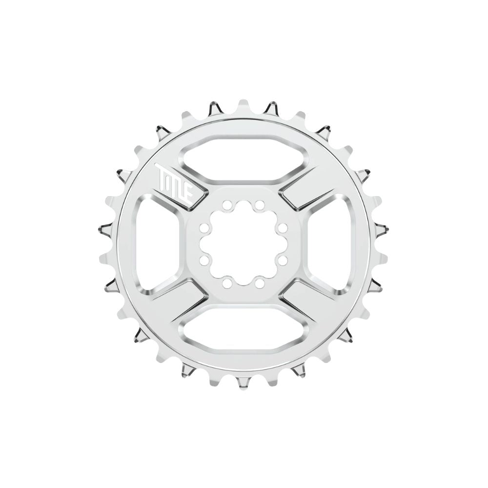 Převodník TITLE CR1 12V SHIMANO DM 8 šroubů chromový