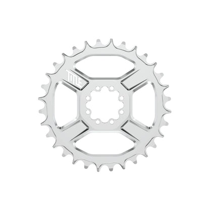 Prato TITLE CR1 12V SRAM T-Type DM 8 Parafusos Cromado