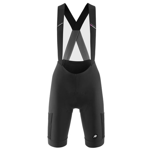 ASSOS TACTICA KIESKAFER T5 mustad naiste traksidega lühikesed rattapüksid kruusarattasõiduks — valgel taustal, 2000 × 2000