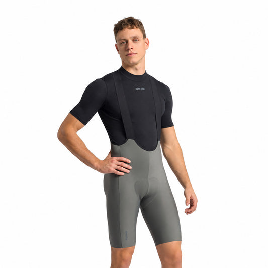 Lühikesed traksidega rattapüksid SPORTFUL SRK SHIFT, hallid — valgel taustal, 2000 x 2000