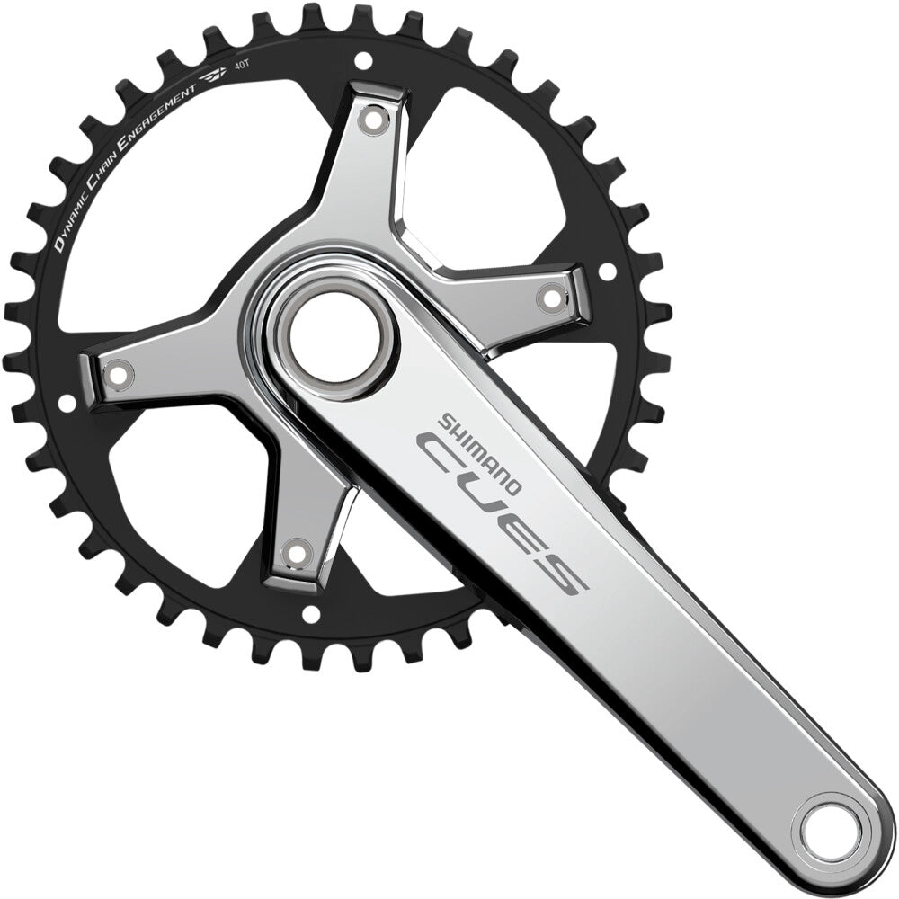 1x9/10/11V Kranksæt SHIMANO CUES U6030 - Polish Silver Edition