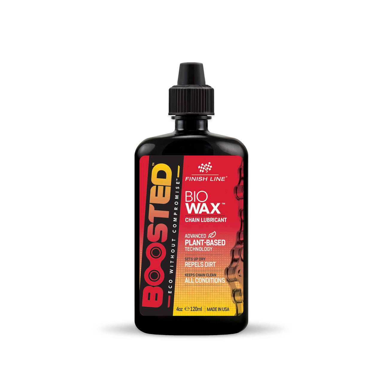 Kædesmøremiddel FINISH LINE BOOSTED™ BIO WAX (120 ml)
